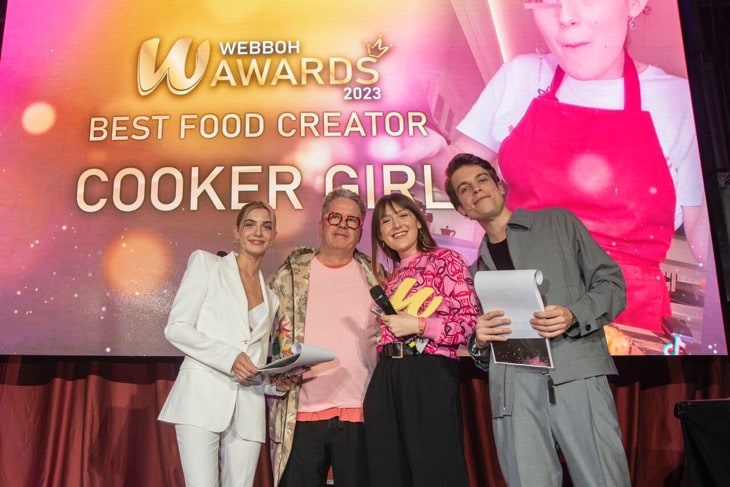 I WEBBOH AWARDS E IL TRIONFO DI COOKER GIRL